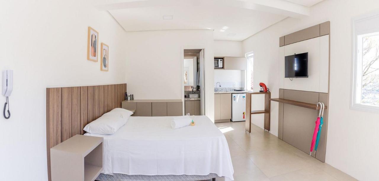 Locar-In Gramado Flat Centro A 600 M Da Rua Coberta Leilighet Eksteriør bilde